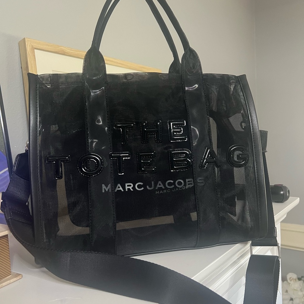 Black Marc Jacob’s Medium Mesh Tote Bag